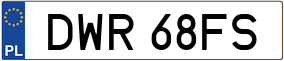 Truck License Plate